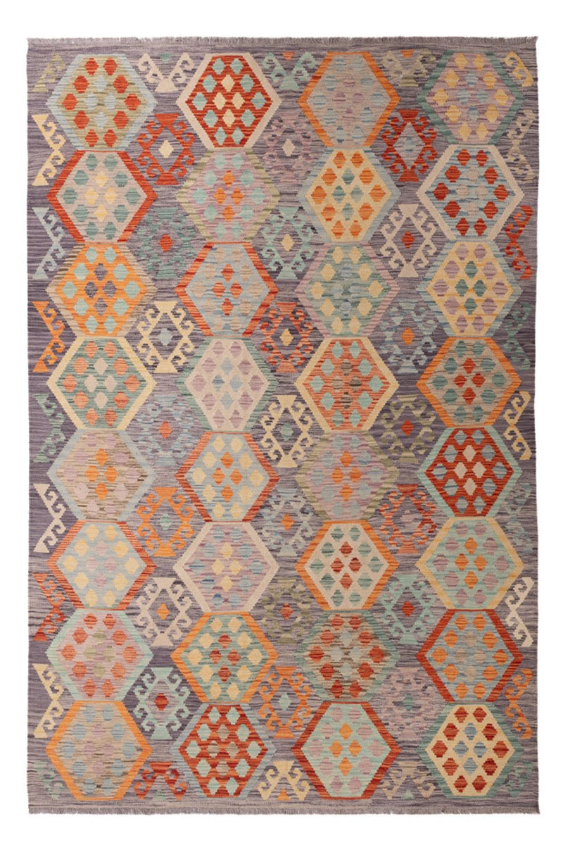 Kelim Teppich - Splash - 300 x 202 cm - mehrfarbig