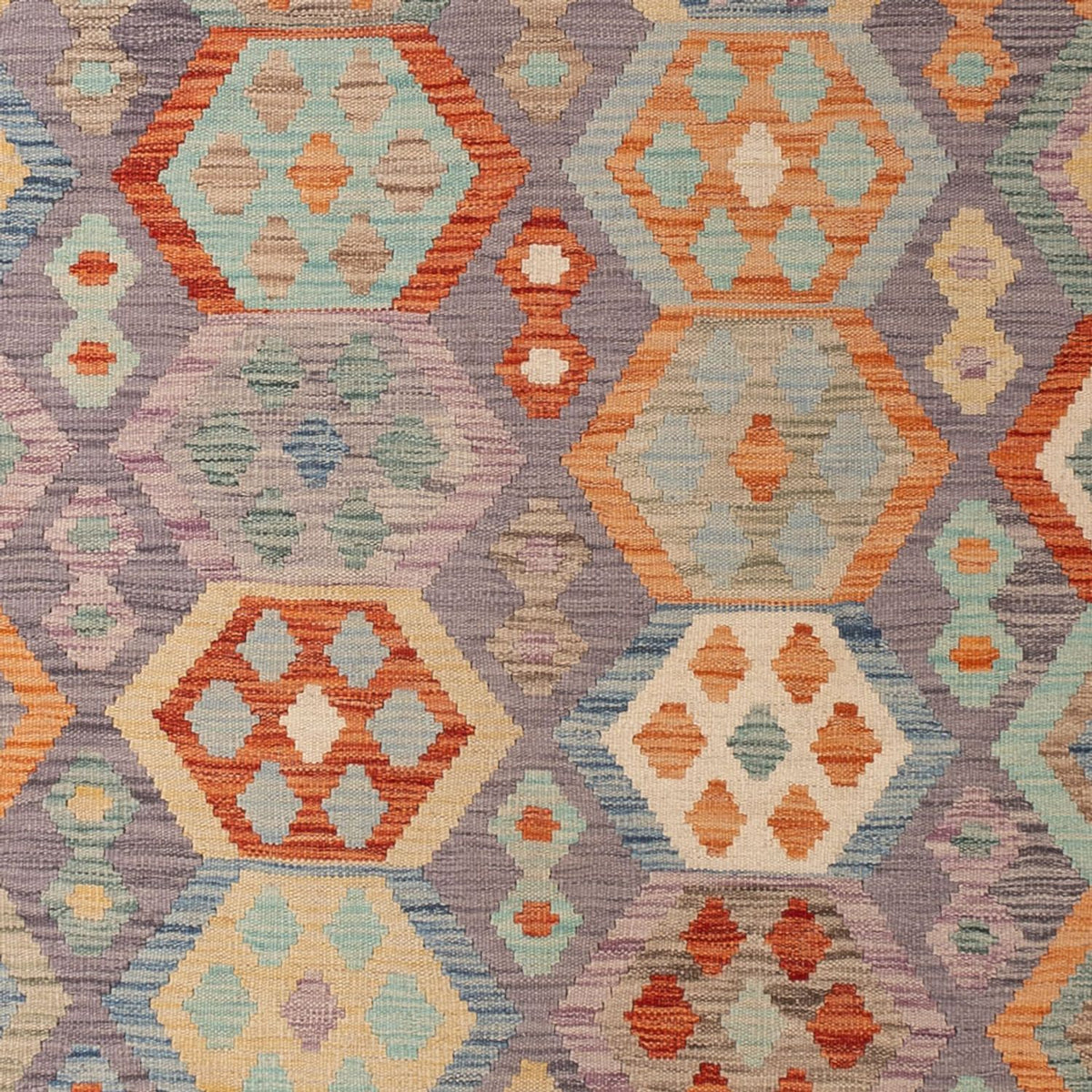 Kelim Teppich - Splash - 296 x 205 cm - mehrfarbig