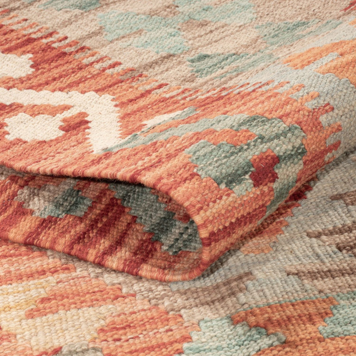 Kelim Teppich - Splash - 171 x 129 cm - mehrfarbig