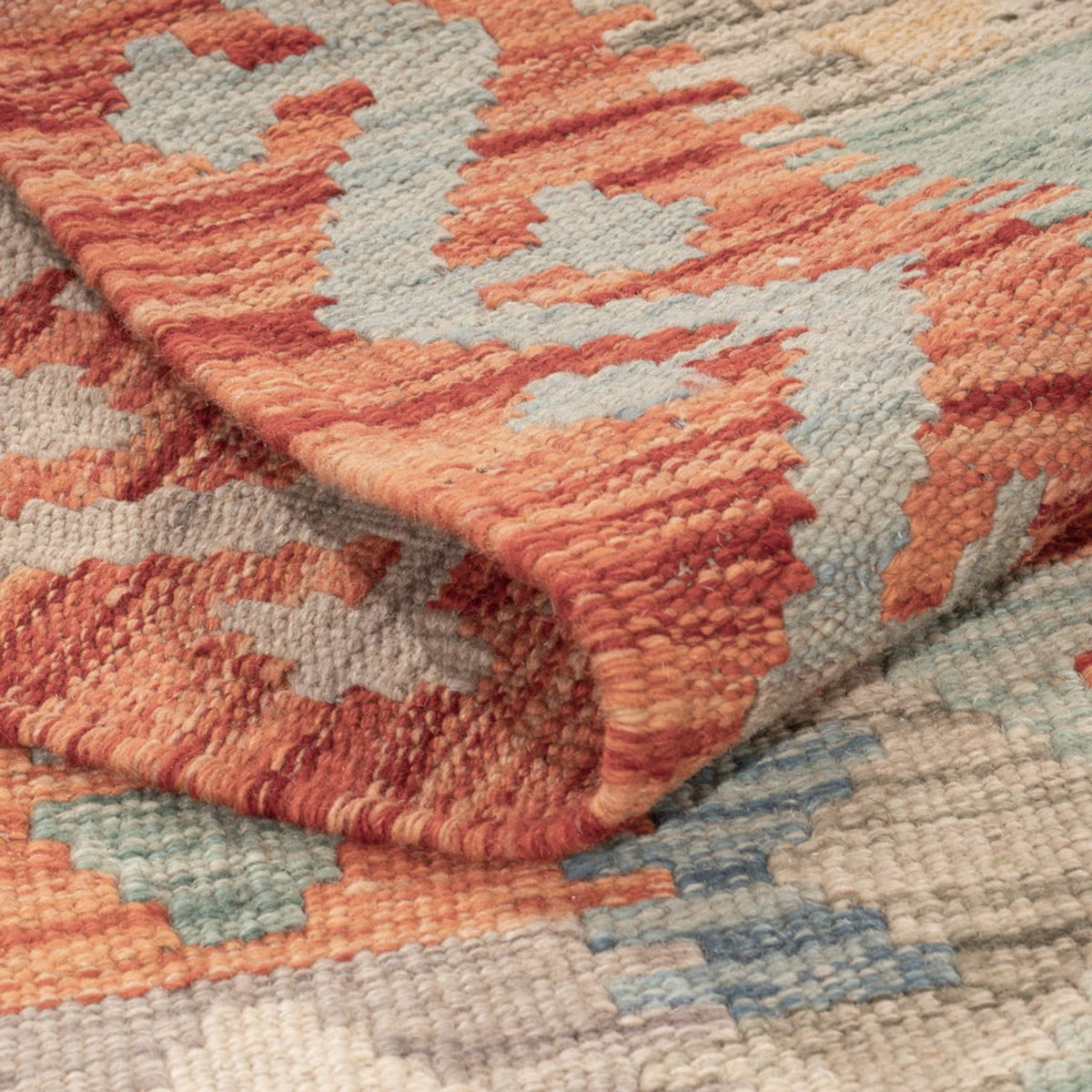 Kelim Teppich - Splash - 191 x 130 cm - mehrfarbig