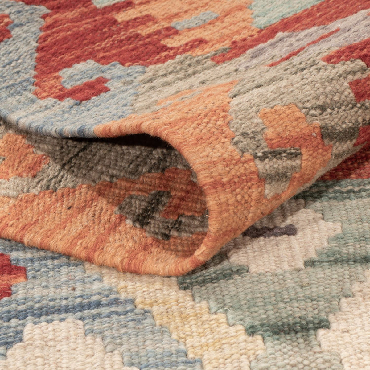 Kelim Teppich - Splash - 176 x 123 cm - mehrfarbig