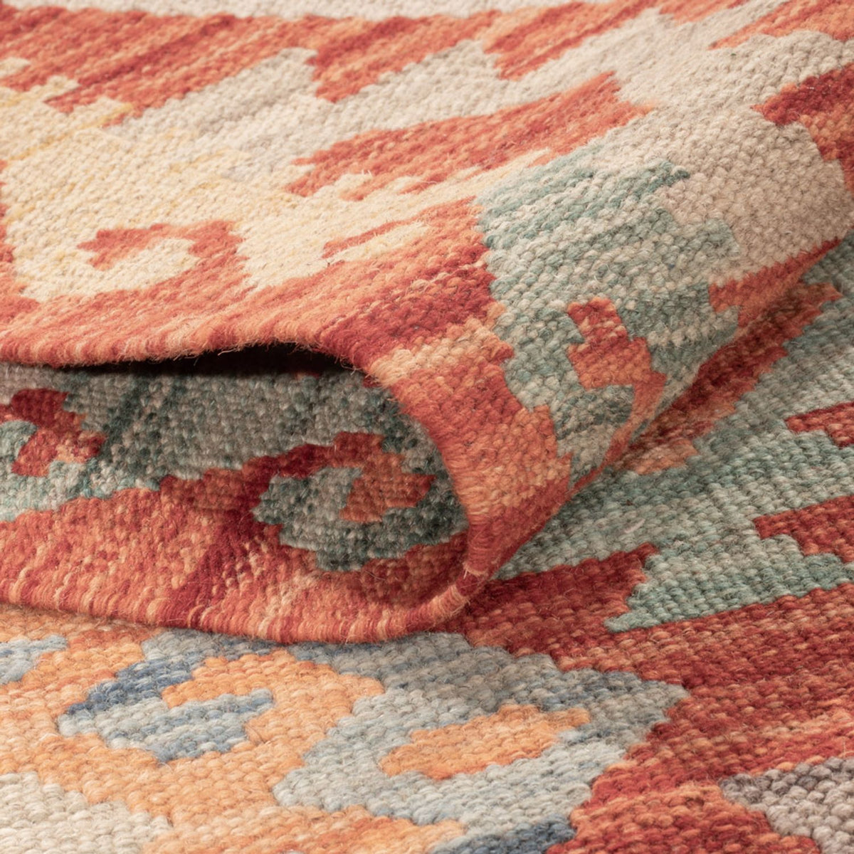 Kelim Teppich - Splash - 169 x 125 cm - mehrfarbig