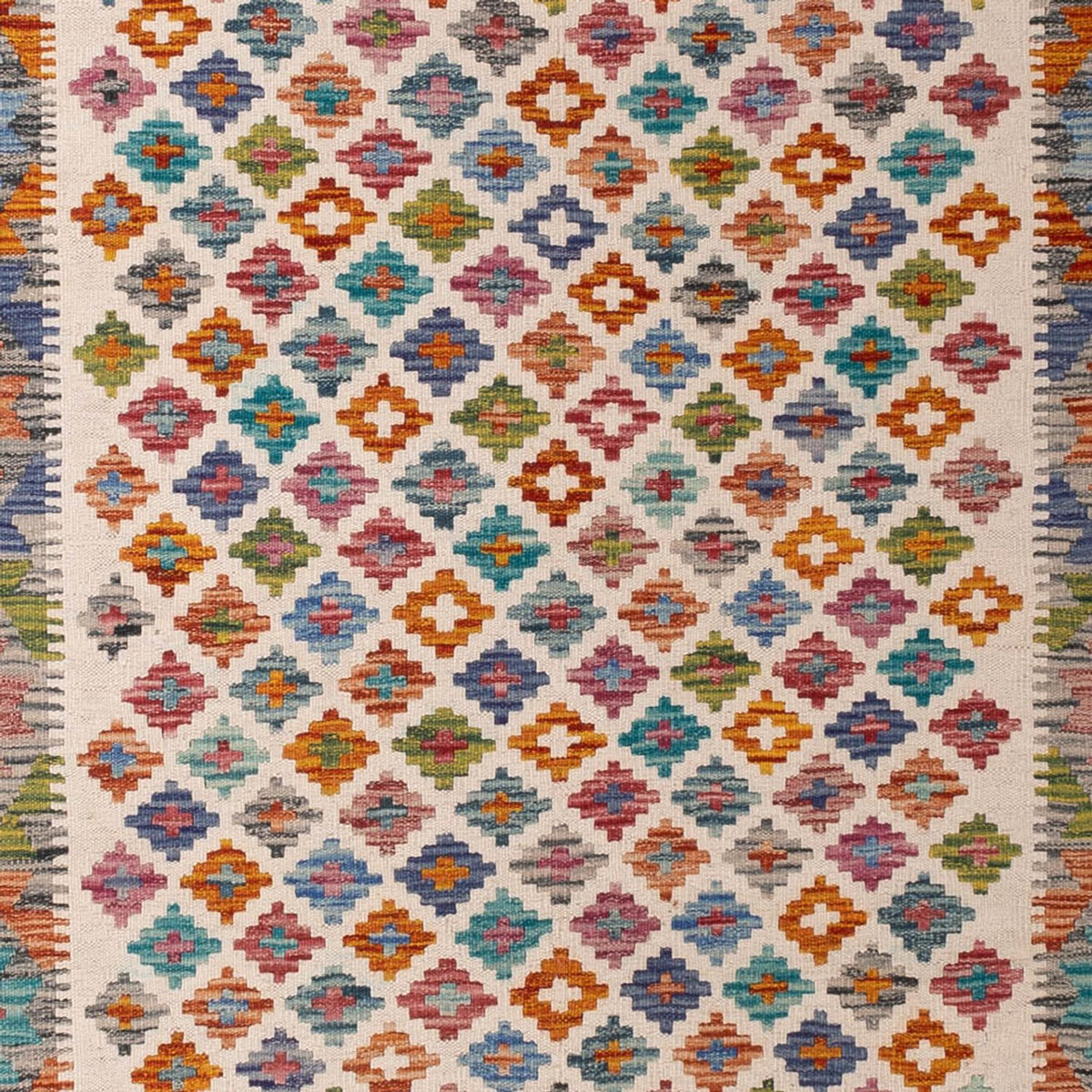 Kelim Teppich - Splash - 301 x 203 cm - mehrfarbig