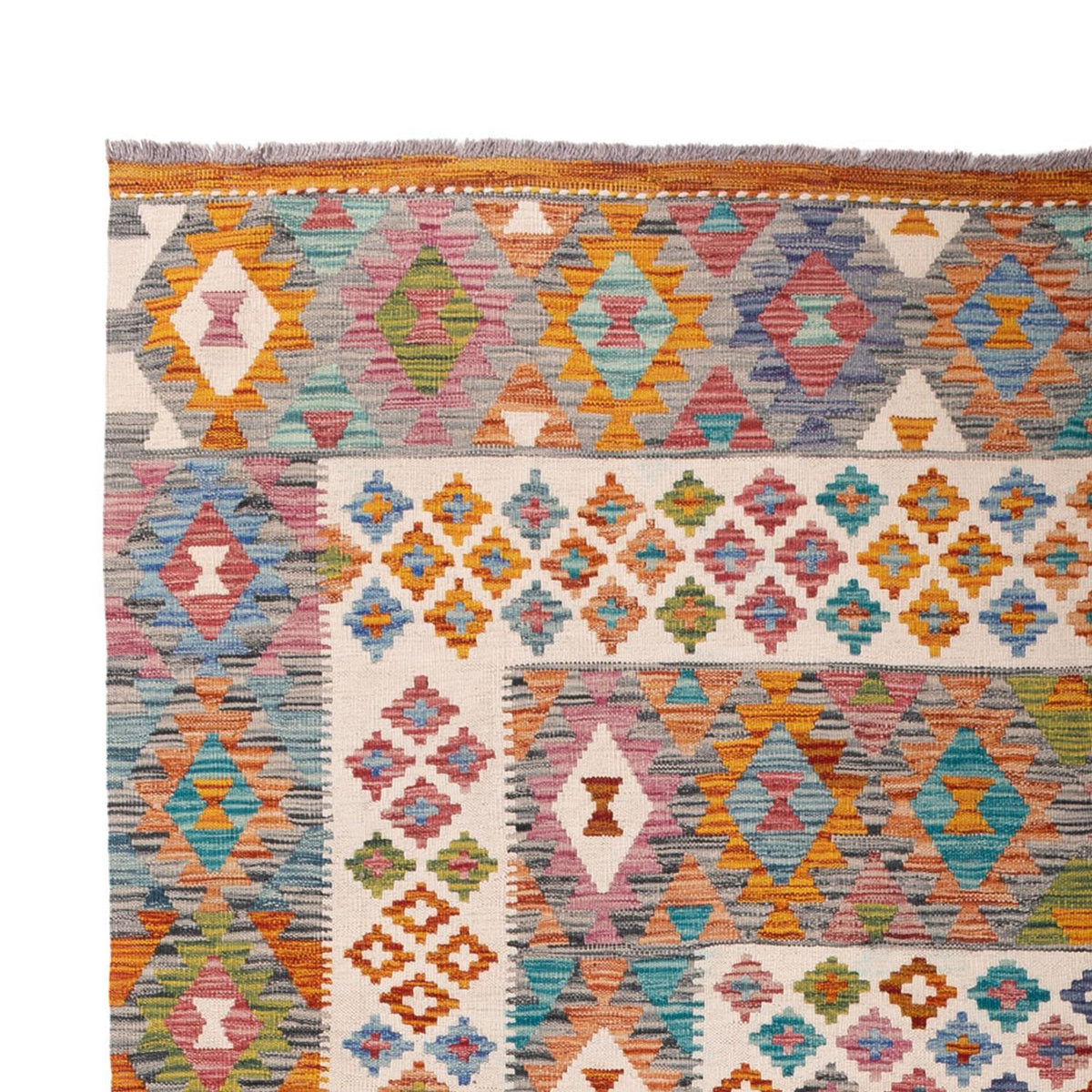 Kelim Teppich - Splash - 301 x 203 cm - mehrfarbig