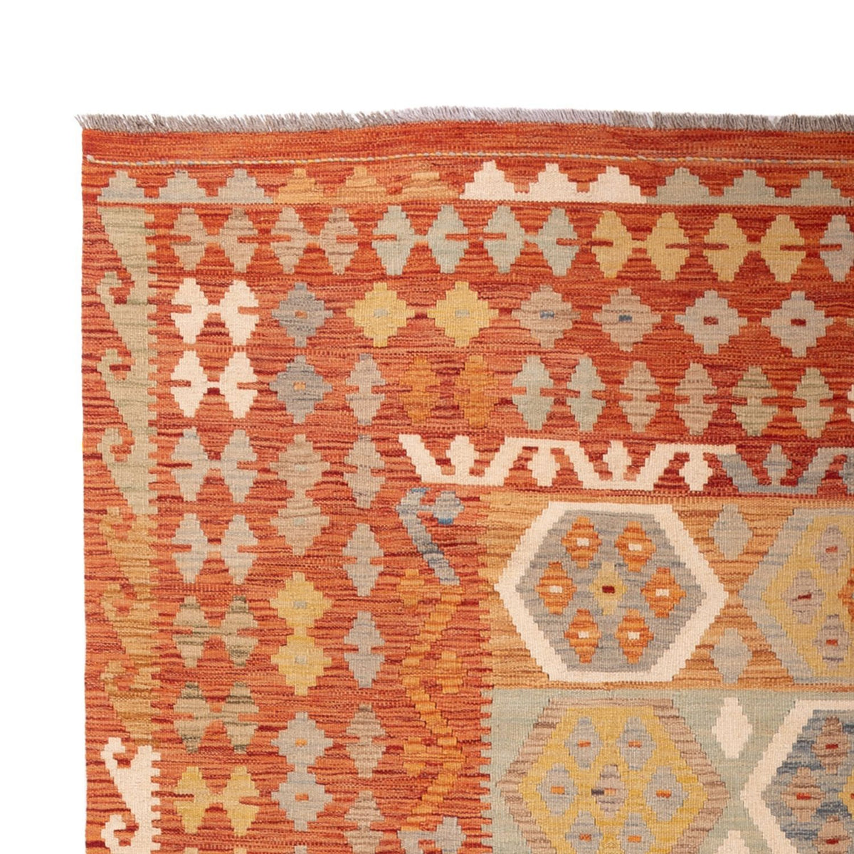 Kelim Teppich - Splash - 298 x 197 cm - mehrfarbig