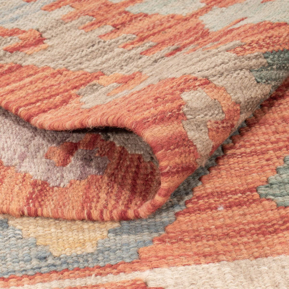 Kelim Teppich - Splash - 182 x 124 cm - mehrfarbig