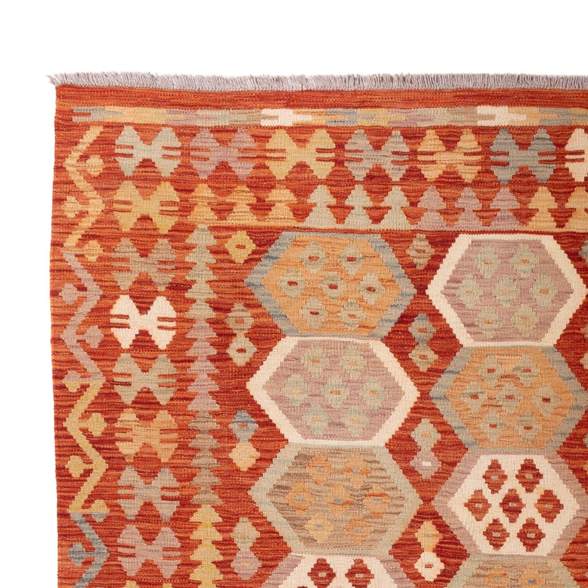 Kelim Teppich - Splash - 289 x 203 cm - mehrfarbig