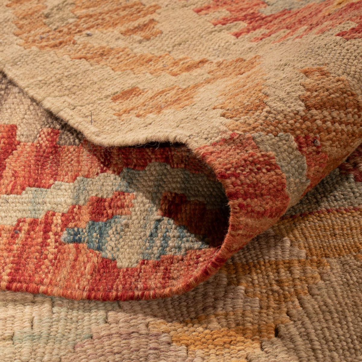 Kelim Teppich - Splash - 301 x 199 cm - mehrfarbig