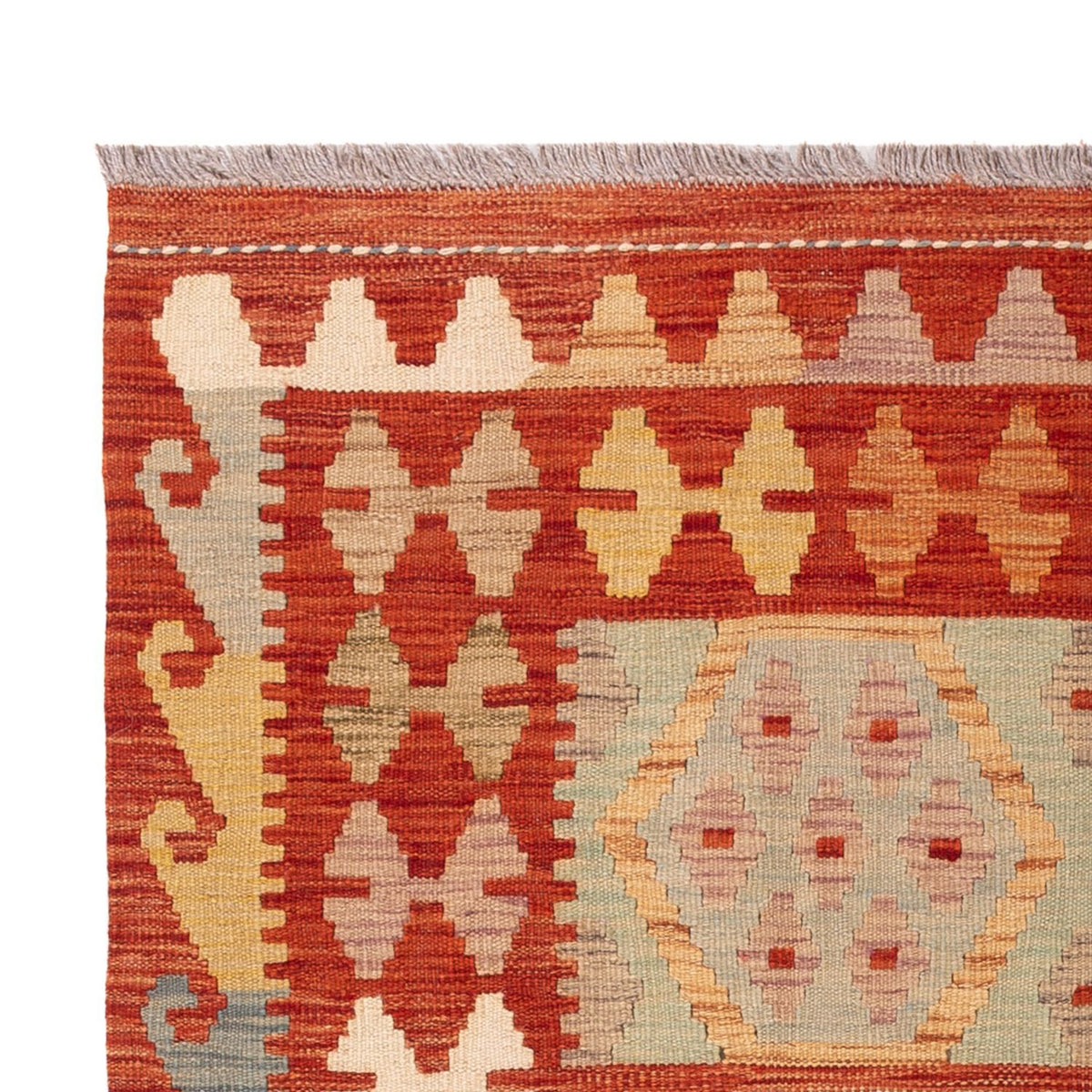 Kelim Teppich - Splash - 185 x 122 cm - mehrfarbig