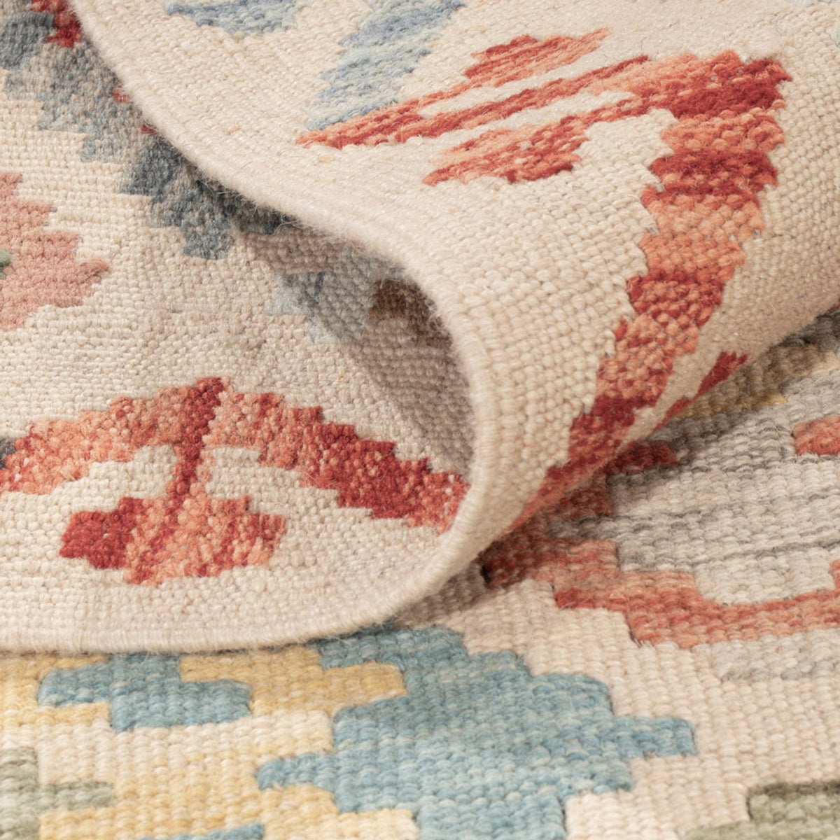 Kelim Teppich - Splash - 171 x 129 cm - mehrfarbig