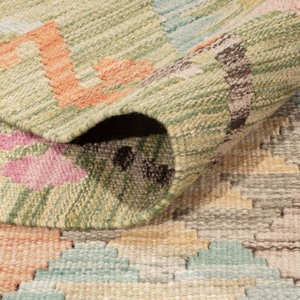 Kelim Teppich - Splash - 181 x 120 cm - mehrfarbig