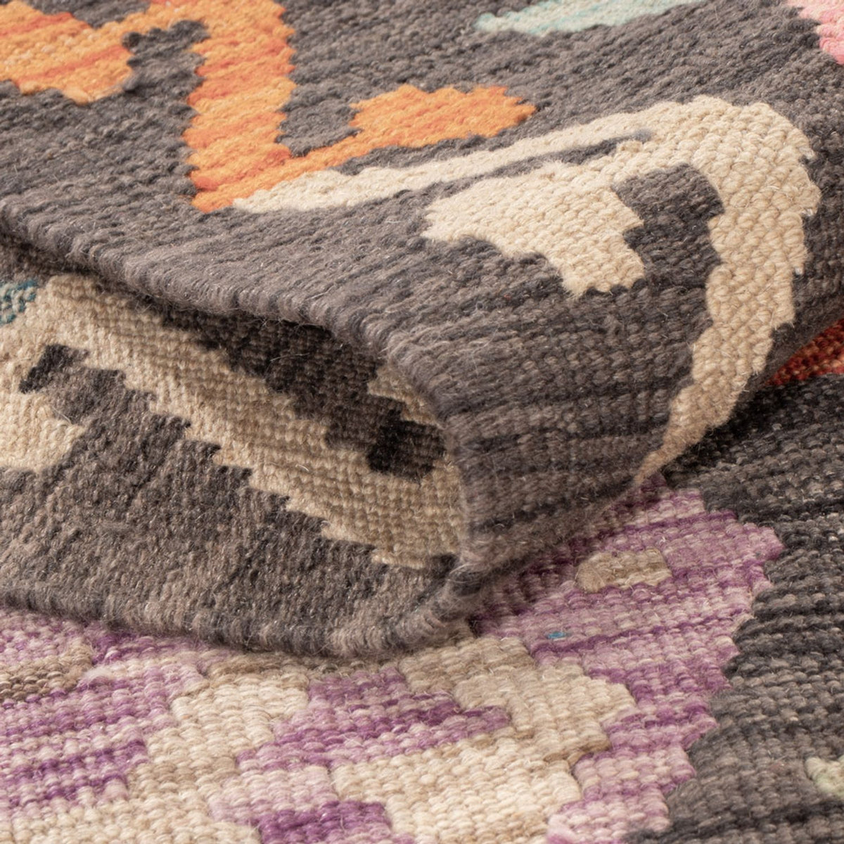 Kelim Teppich - Splash - 180 x 136 cm - mehrfarbig