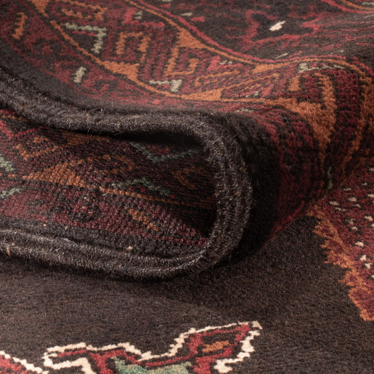 Belutsch Teppich - 181 x 126 cm - dunkelrot