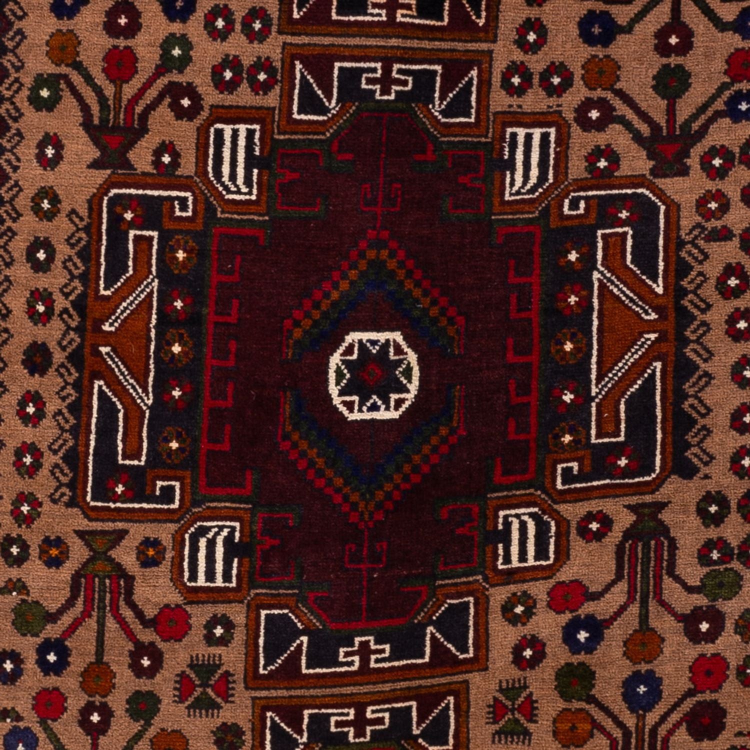 Läufer Belutsch - 209 x 107 cm - rost