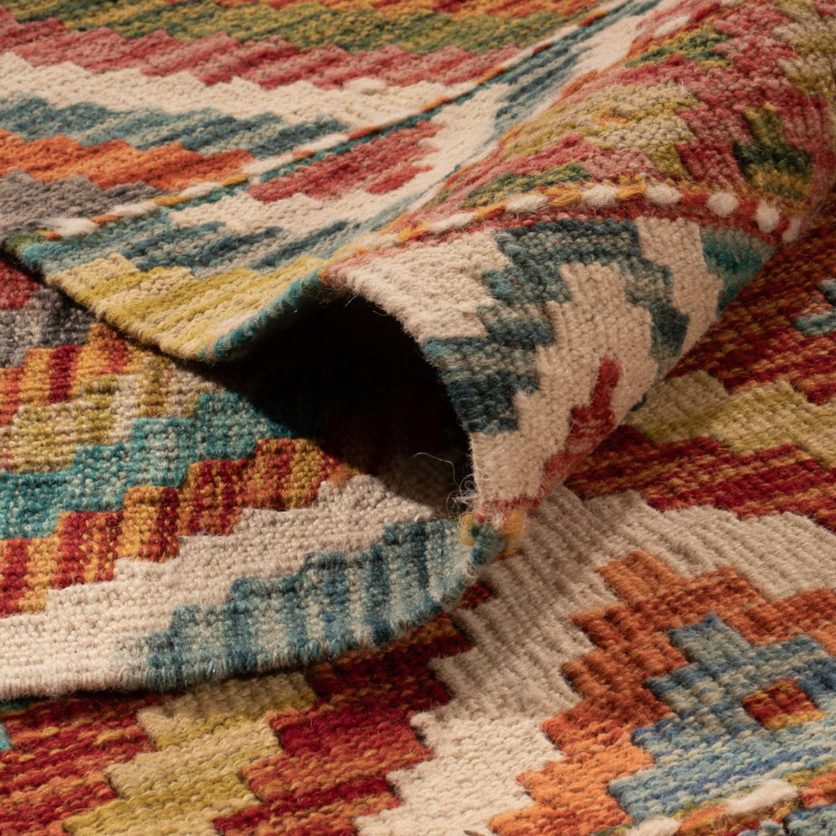 Kelim Teppich - Splash - 304 x 209 cm - mehrfarbig