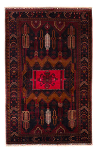 Belutsch Teppich - 195 x 119 cm - mehrfarbig