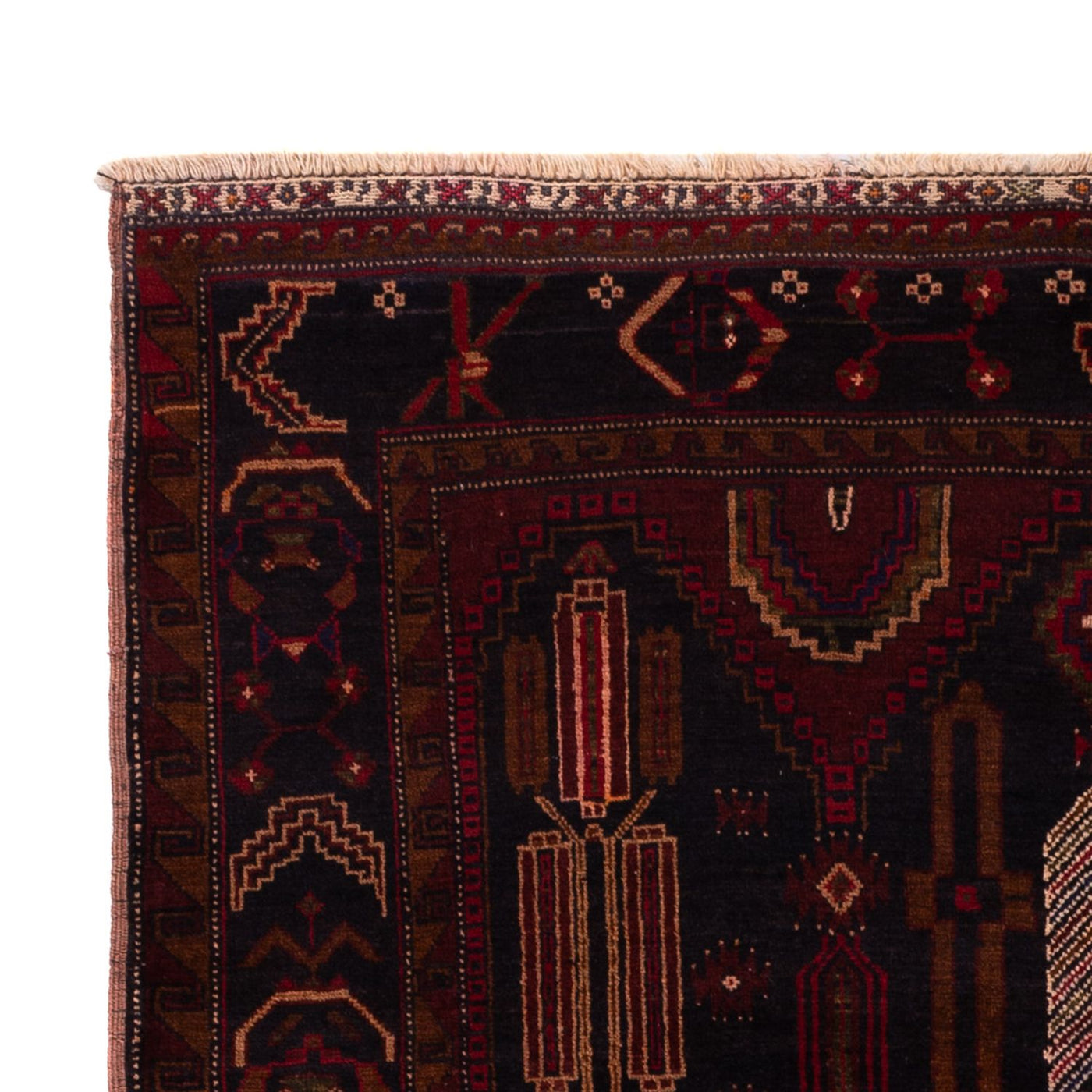 Belutsch Teppich - 195 x 119 cm - mehrfarbig