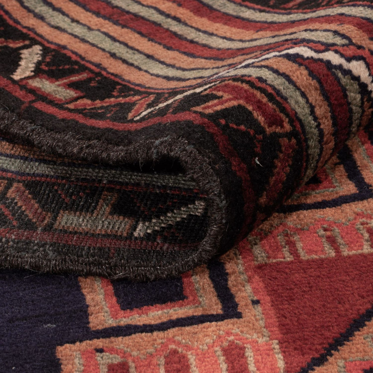 Belutsch Teppich - 200 x 122 cm - dunkelrot