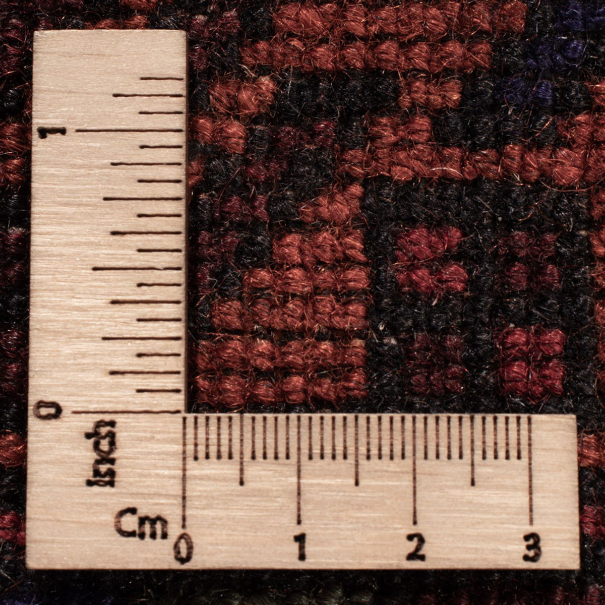 Belutsch Teppich - 193 x 130 cm - dunkelrot