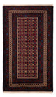 Läufer Belutsch - 200 x 114 cm - dunkelrot