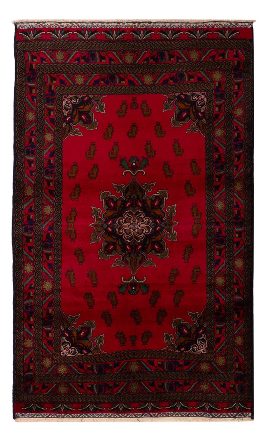 Belutsch Teppich - 201 x 123 cm - rot