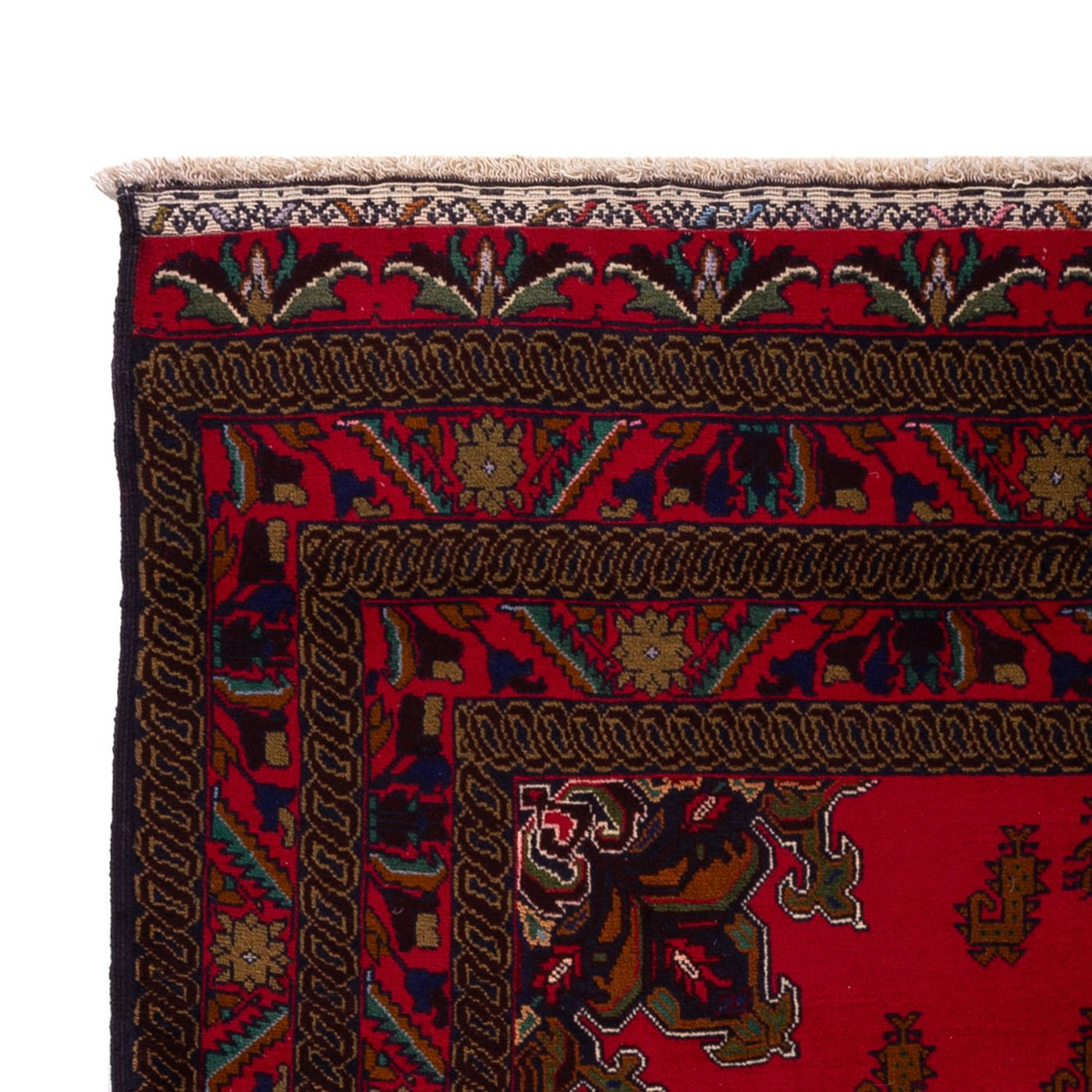 Belutsch Teppich - 201 x 123 cm - rot