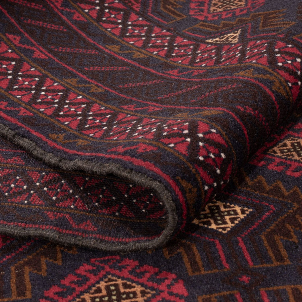 Belutsch Teppich - 194 x 122 cm - dunkelrot