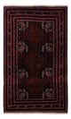 Belutsch Teppich - 202 x 119 cm - dunkelrot