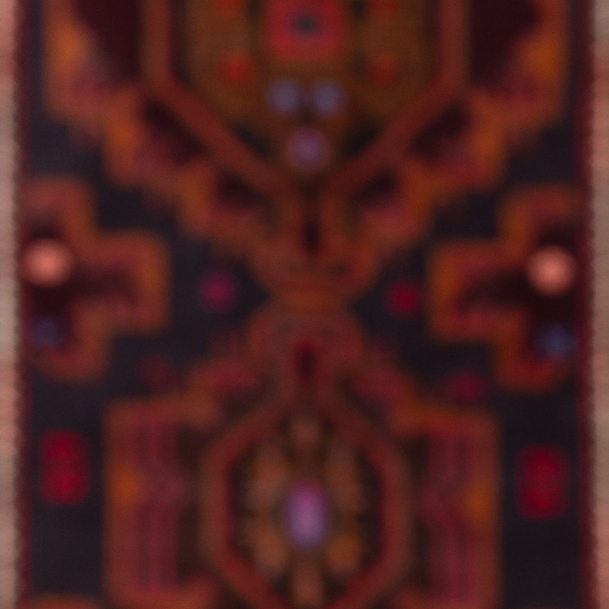 Läufer Belutsch - 227 x 129 cm - dunkelrot