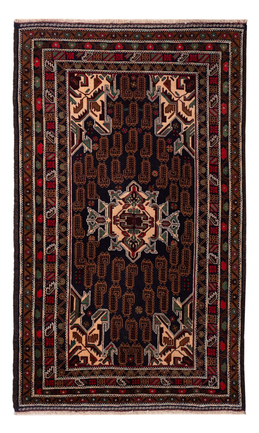 Belutsch Teppich - 192 x 112 cm - dunkelbeige