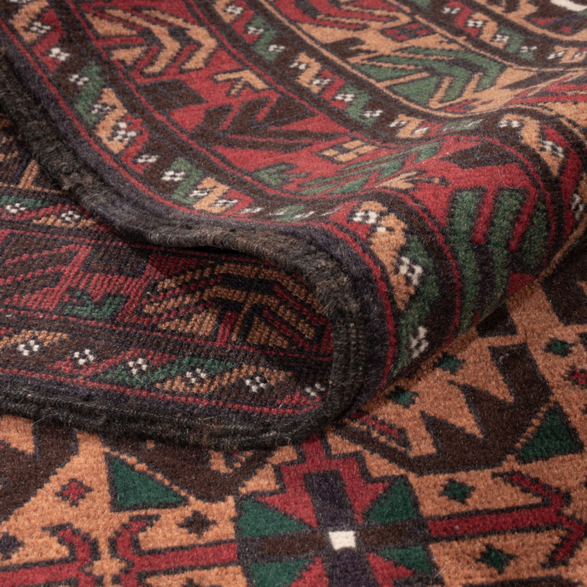 Belutsch Teppich - 184 x 105 cm - rost