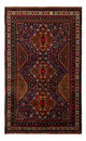 Belutsch Teppich - 117 x 200 cm - dunkelrot