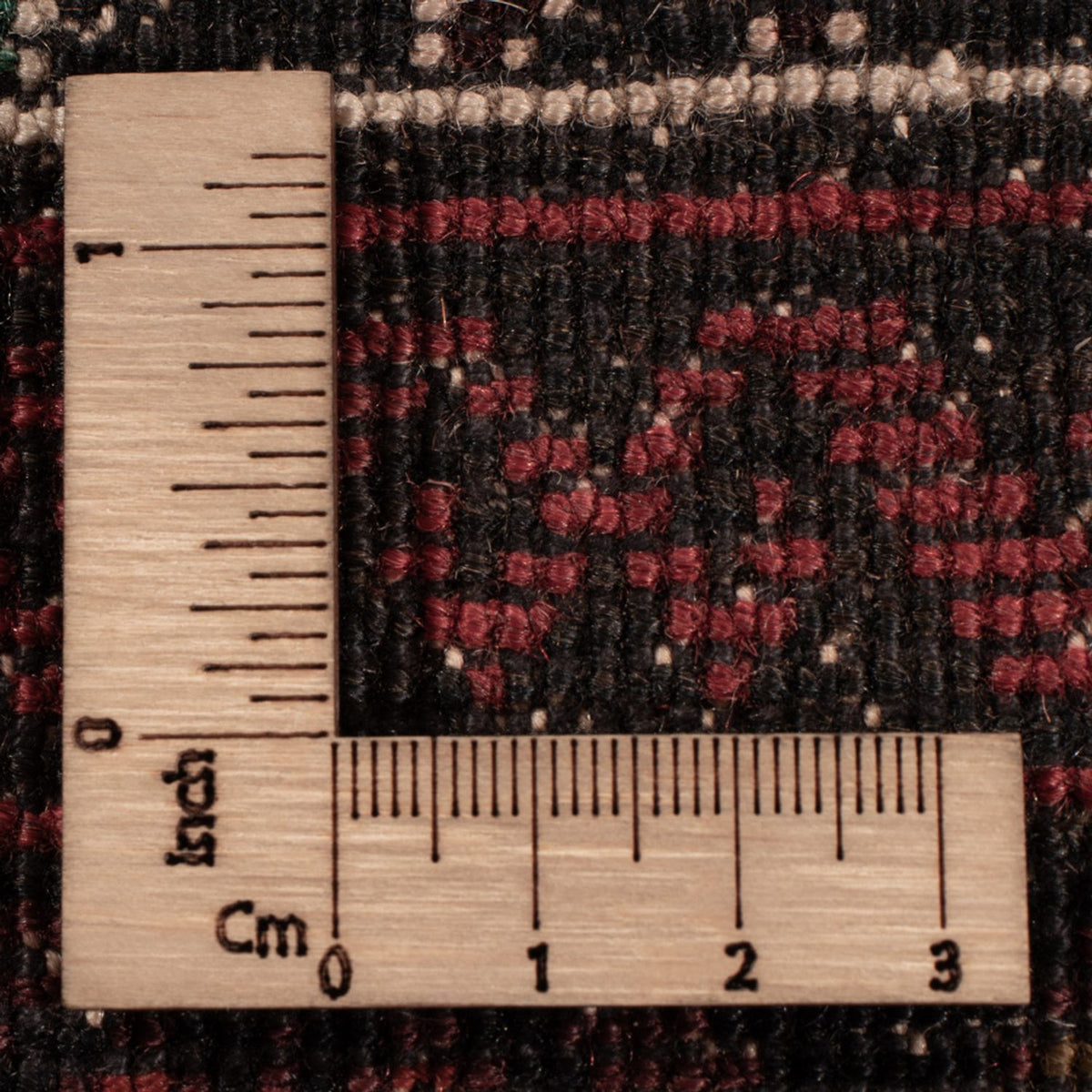 Belutsch Teppich - 200 x 117 cm - dunkelrot