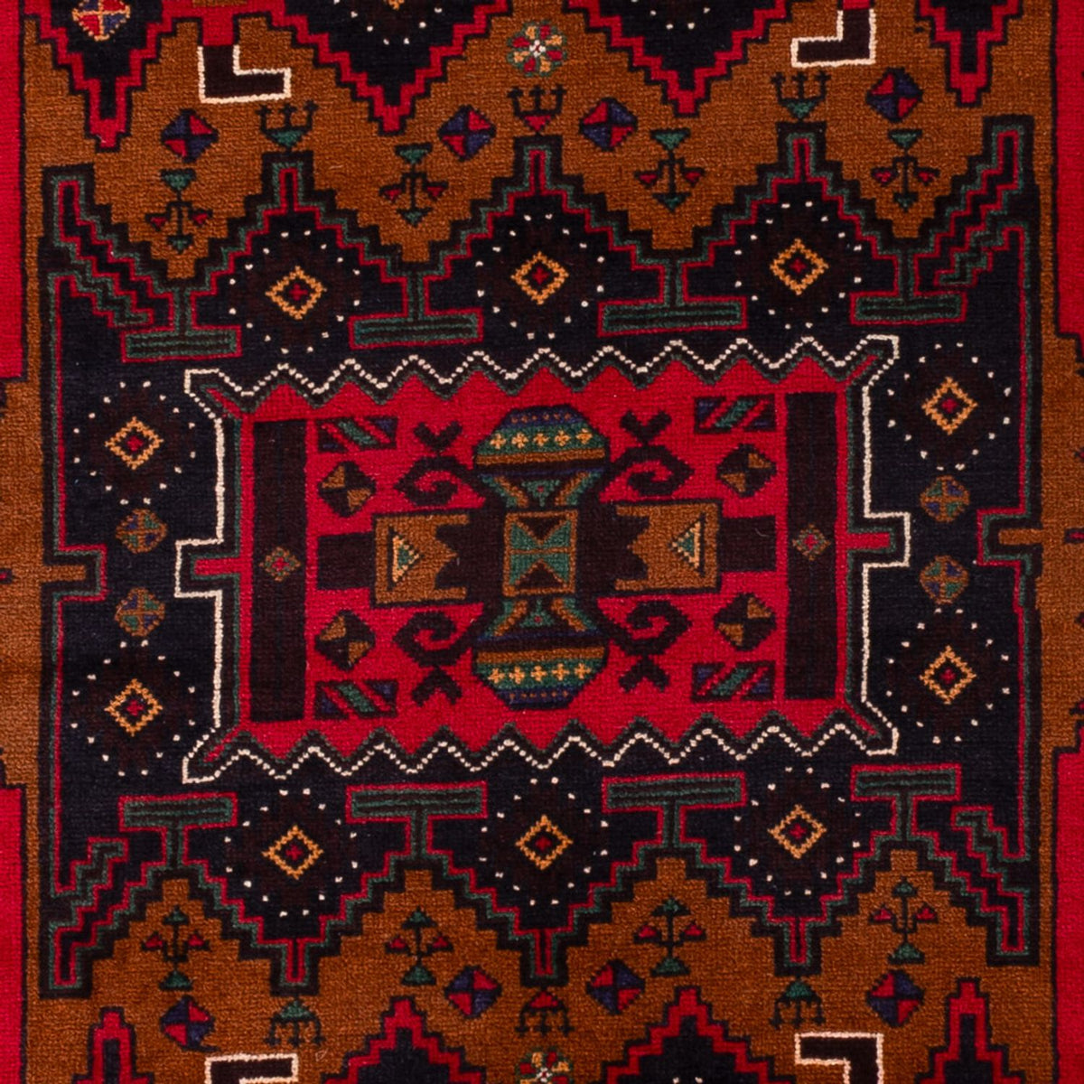 Belutsch Teppich - 195 x 117 cm - dunkelrot