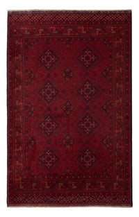 Afghan Teppich - Kunduz - 194 x 121 cm - rot