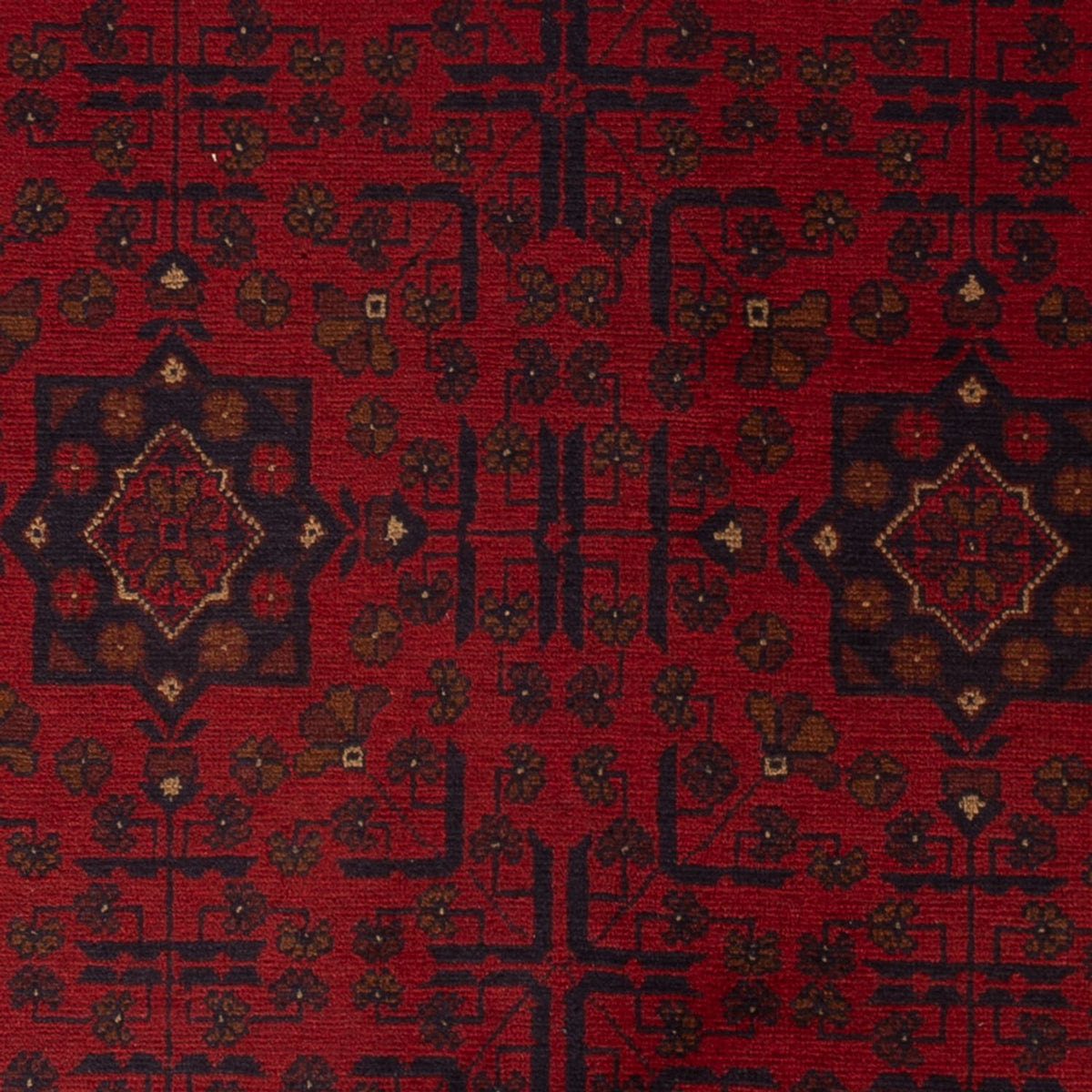 Afghan Teppich - Kunduz - 201 x 126 cm - rot