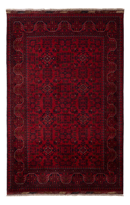 Afghan Teppich - Kunduz - 198 x 123 cm - rot