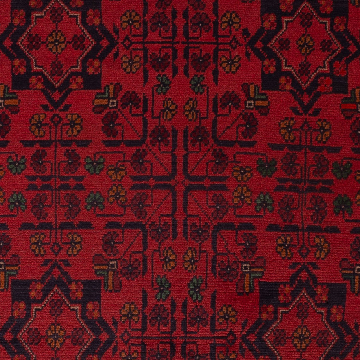 Afghan Teppich - Kunduz - 196 x 120 cm - rot