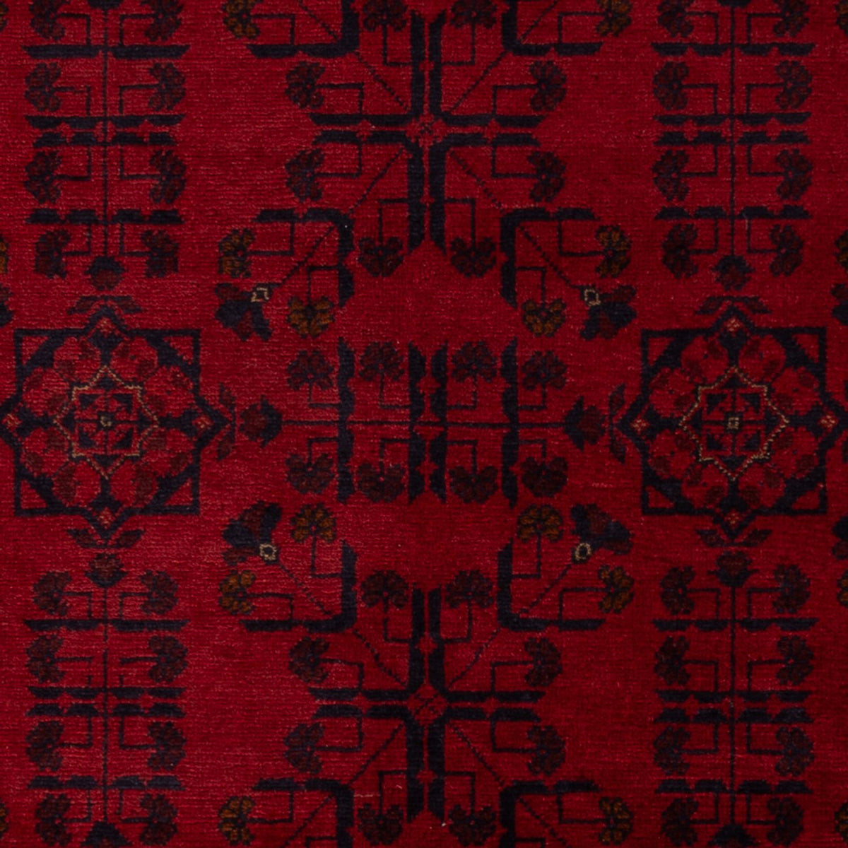 Afghan Teppich - Kunduz - 195 x 125 cm - rot