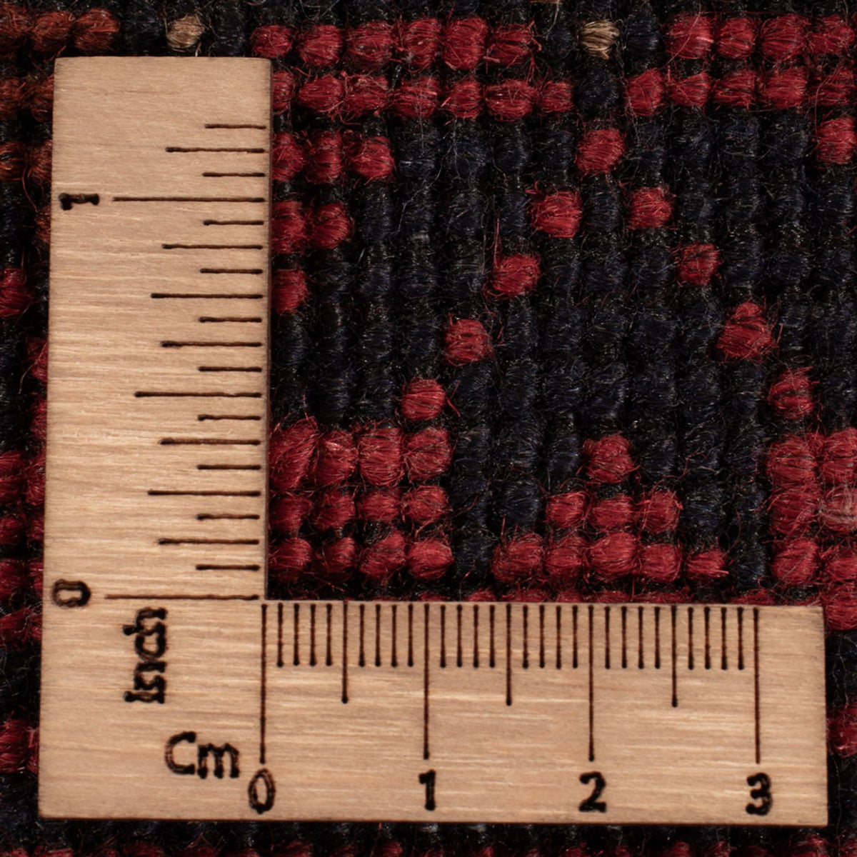 Afghan Teppich - Kunduz - 199 x 123 cm - dunkelrot