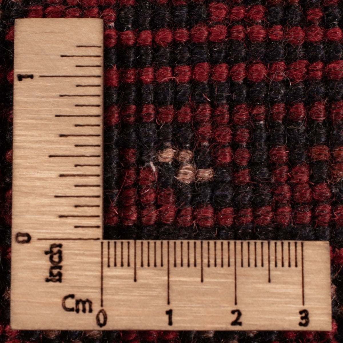 Afghan Teppich - Kunduz - 199 x 124 cm - dunkelrot