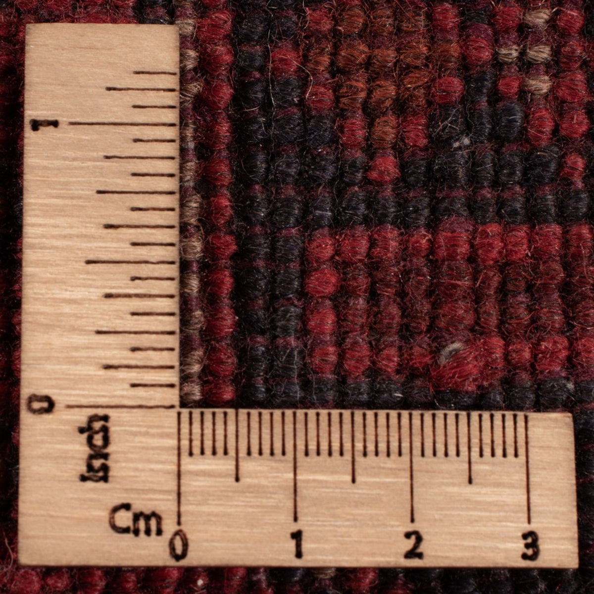 Afghan Teppich - Kunduz - 201 x 129 cm - dunkelrot