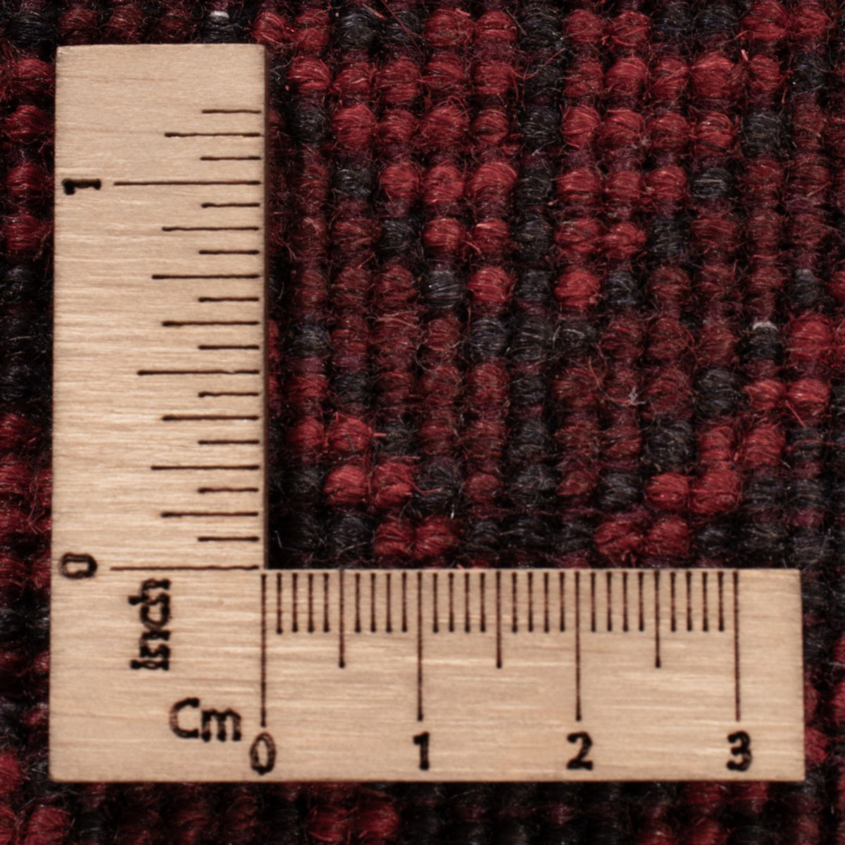 Afghan Teppich - Kunduz - 201 x 126 cm - dunkelrot