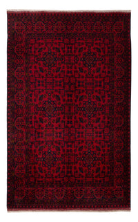Afghan Teppich - Kunduz - 200 x 127 cm - dunkelrot