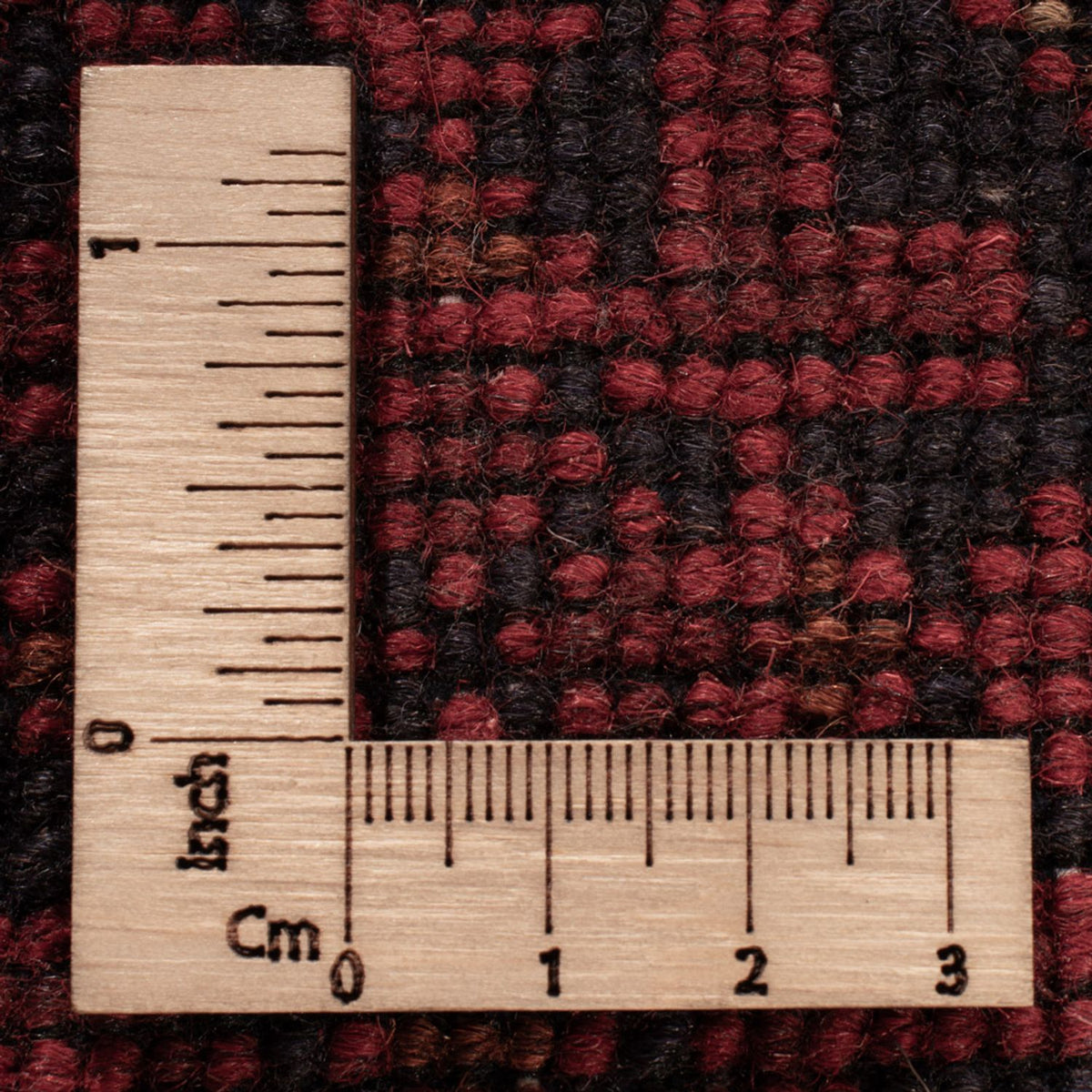 Afghan Teppich - Kunduz - 195 x 123 cm - dunkelrot