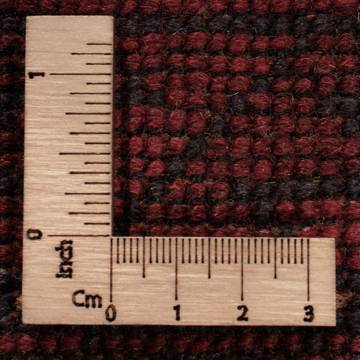 Afghan Teppich - Kunduz - 196 x 125 cm - dunkelrot