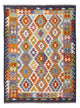 Kelim Teppich - Splash - 174 x 127 cm - mehrfarbig