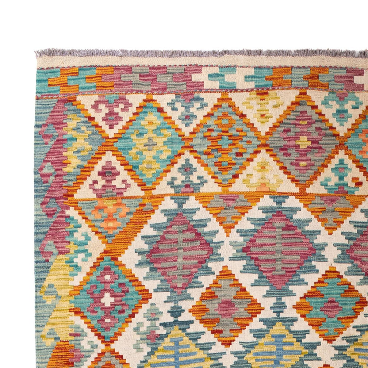 Kelim Teppich - Splash - 298 x 198 cm - mehrfarbig