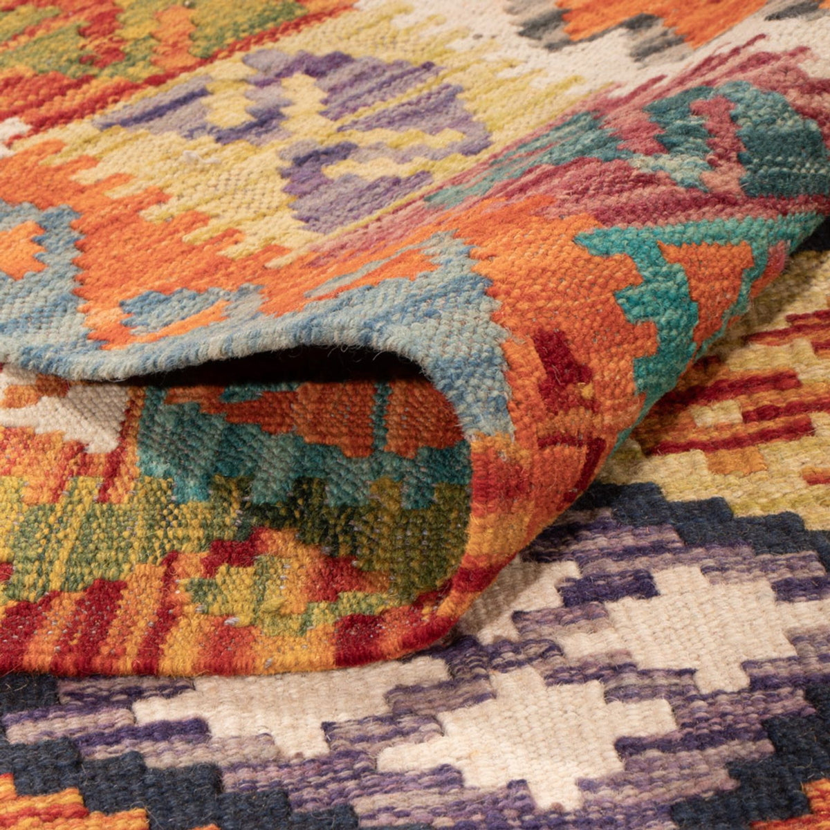 Kelim Teppich - Splash - 290 x 199 cm - mehrfarbig