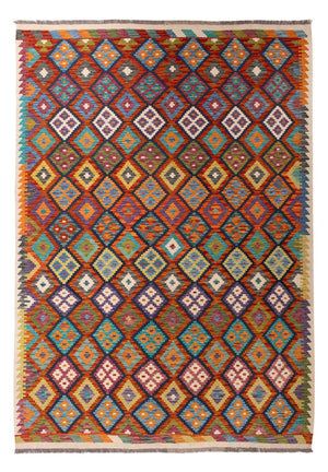 Kelim Teppich - Splash - 293 x 210 cm - mehrfarbig
